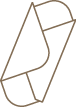 （3）三つ折り布ナプキンを斜めのダイヤ型に折って使う