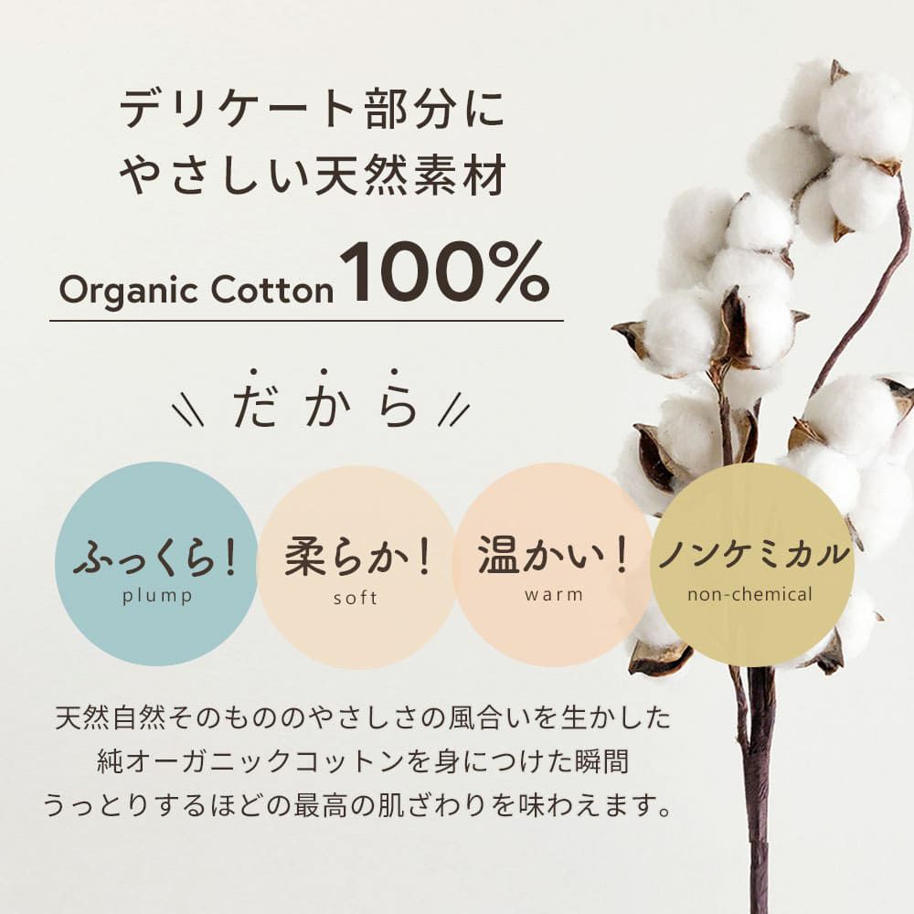 布ナプキン　昼用　オーガニックコットン　メイドインアース