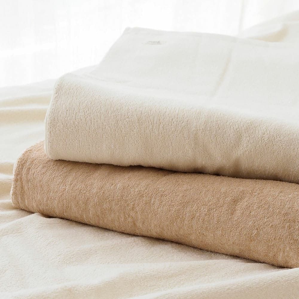 タオルシーツ　シングル　オーガニックコットン　メイドインアース