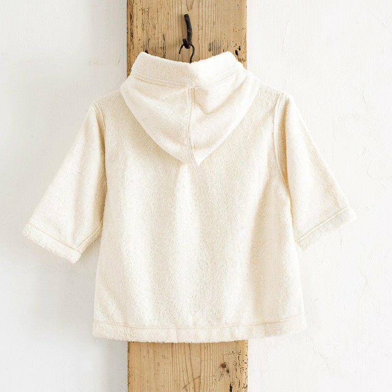 ベビーバスローブ (フード付)