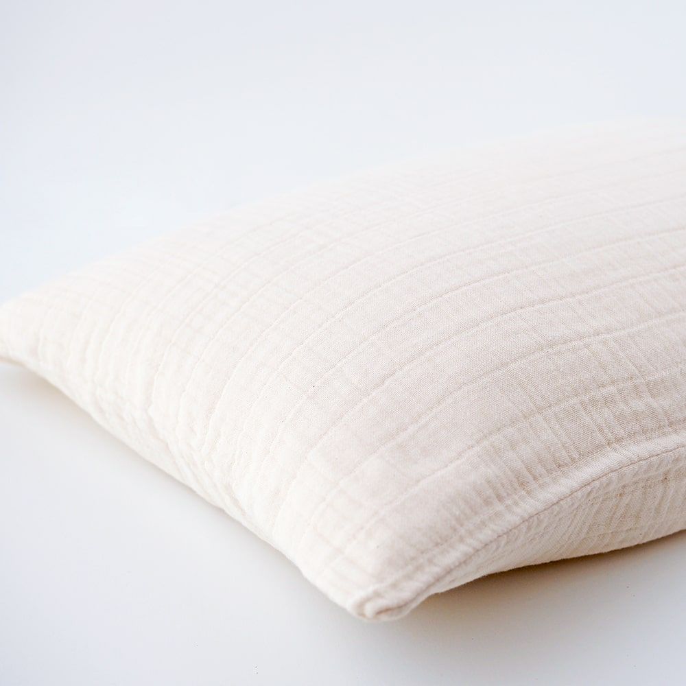 三重織　ガーゼピローケース　オーガニックコットン　メイドインアース