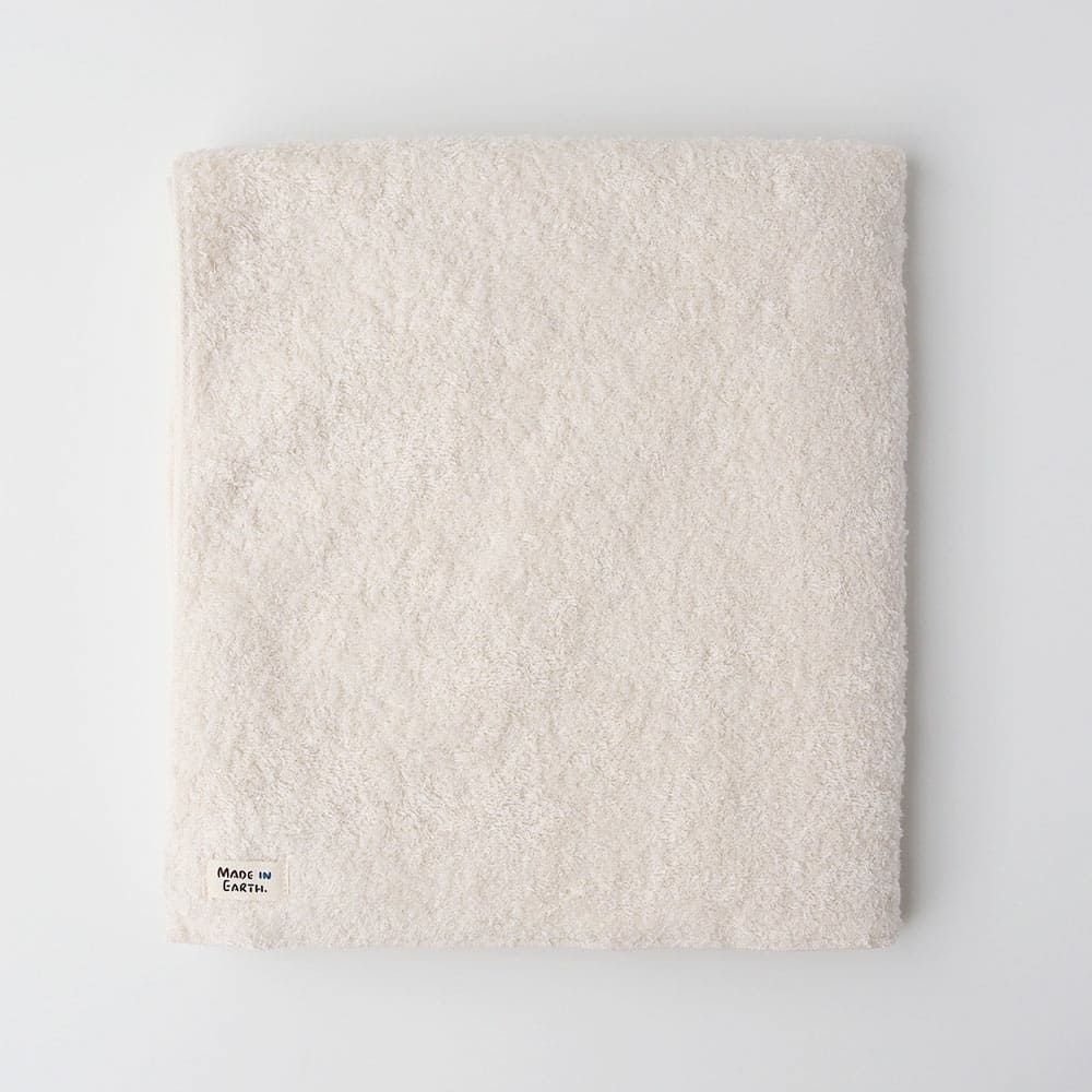 バスタオル　オーガニックコットン　メイドインアース