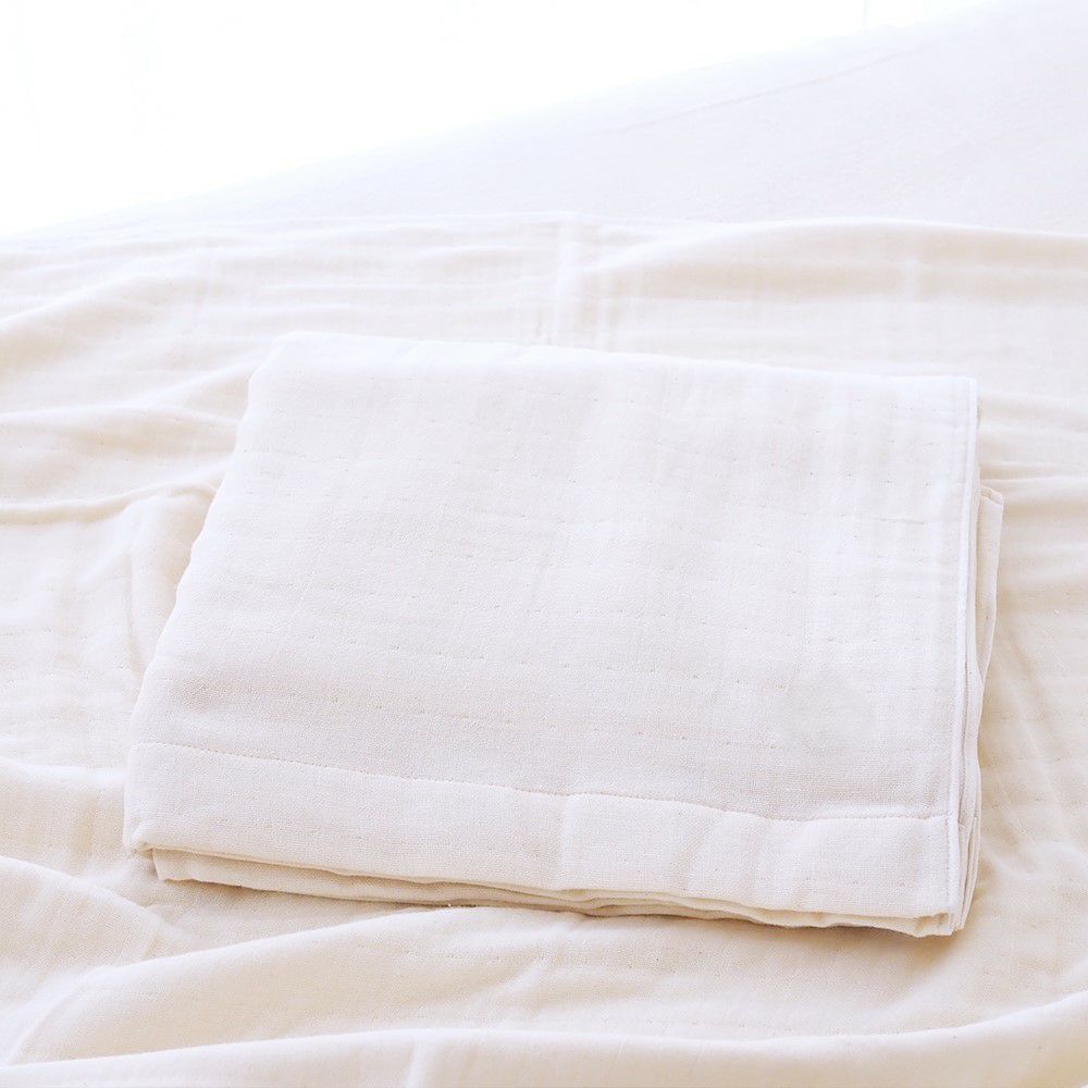 三重織ガーゼケット　オーガニックコットン　メイドインアース