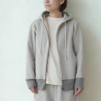 裏毛起毛パーカー　オーガニックコットン　メイドインアース
